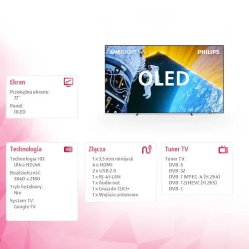 Philips Telewizor 77 cali OLED 77OLED819/12
