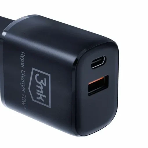 3MK Charger 20W 1xUSB-C + USB-A PD QC - Image 3