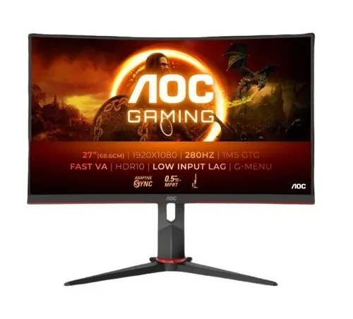AOC Monitor C27G2Z3 27 inches Curved Fast VA 280Hz HDMIx2 DP HAS