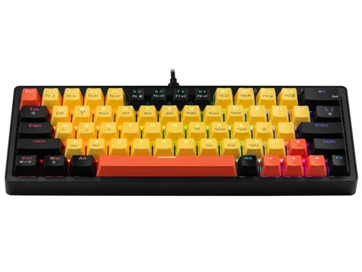 Tracer Mechanical keyboard Gamezone EVO2 HOT SWAP 63 (yellow) - Image 2