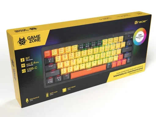 Tracer Mechanical keyboard Gamezone EVO2 HOT SWAP 63 (yellow) - Image 5