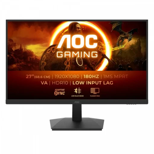 AOC Monitor C27G4ZXU 27 cali Curved Fast VA 280Hz HDMIx2 DP