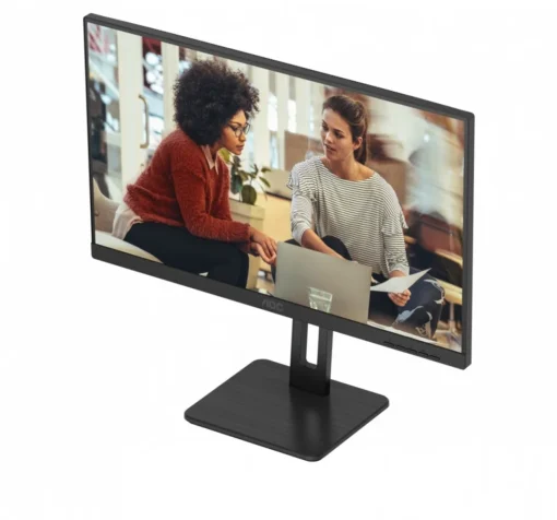 AOC Monitor U27E3UF 27 inches 4K IPS HDMIx2 DP Pivot Speakers - Image 4