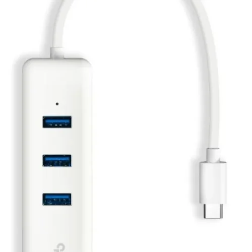 TP-LINK Gigabit Ethernet to USB 3.0 Type C Network Adapter with 3 Port USB 3.0 Hub