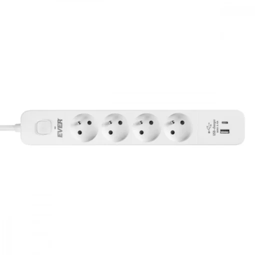 EVER Surge protection strip PROTECT 4PL 1A1C USB T/LZ12-PRO015/1000 - Image 4