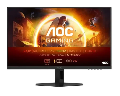 AOC Monitor 24G4XE 23.8 inches IPS 180Hz HDMIx2 DP Speakers