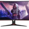 AOC Monitor C24G2AE/BK 23.6 inch VA Curved 165Hz HDMIx2 DPx2