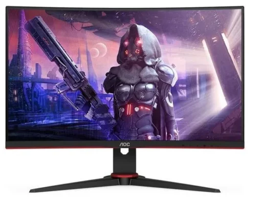 AOC Monitor C24G2AE/BK 23.6 inch VA Curved 165Hz HDMIx2 DPx2