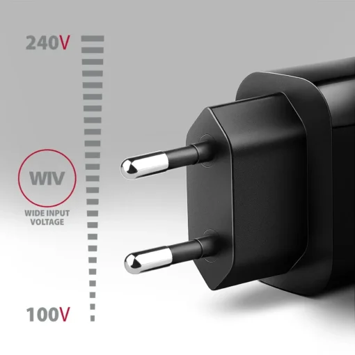 AXAGON ACU-QC18 QC wall charge r 18W 1xport USB-A blac - Image 3