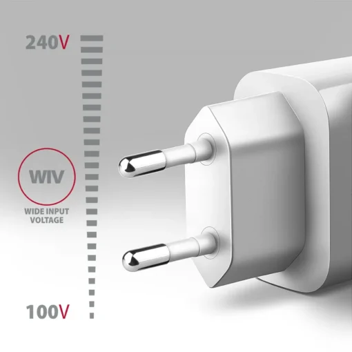 AXAGON ACU-QC18W QC wall charg er 18W 1x port USB-A wh - Image 3