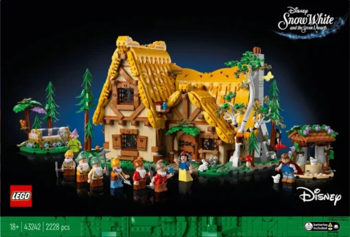 LEGO Puzzle Disney Classic 43242 Snow White and the Seven Dwarfs Cottage - Image 2