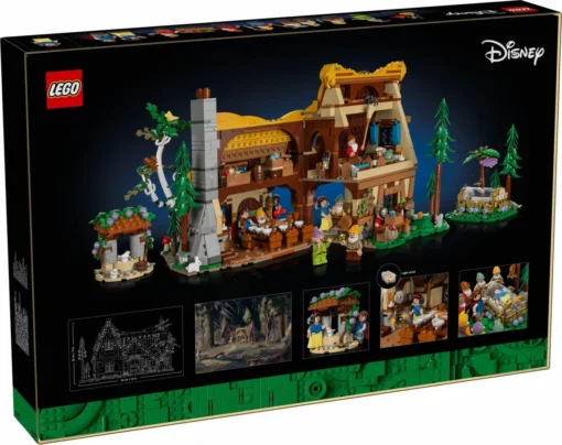 LEGO Puzzle Disney Classic 43242 Snow White and the Seven Dwarfs Cottage - Image 3