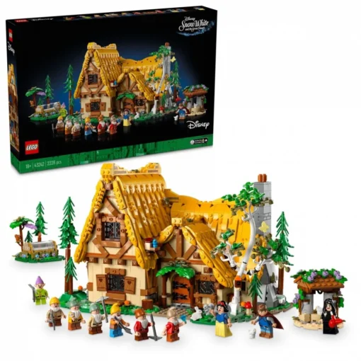 LEGO Puzzle Disney Classic 43242 Snow White and the Seven Dwarfs Cottage - Image 4