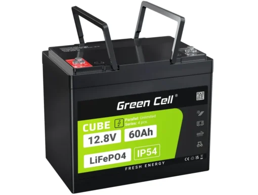 Green Cell Accumulator CUBE LiFePO4 60Ah 12V/12.8V 768Wh