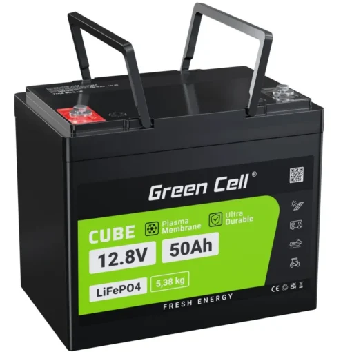 Green Cell Accumulator CUBE LiFePO4 50Ah 12V/12.8V 640Wh