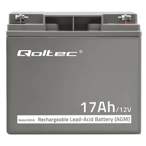 Qoltec Battery AGM 12V 17Ah max. 255A - Image 4