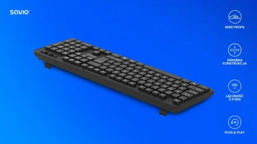 Savio Wireless keyboard KB-02 SAVIO - Image 4