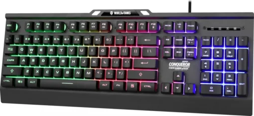 YENKEE Metal Keyboard for Gamers COMQUEROR dynamic backlight - limited edition World Of Tanks - Image 2