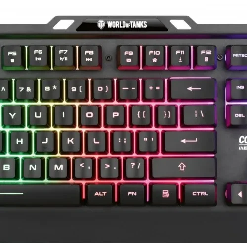 YENKEE Metal Keyboard for Gamers COMQUEROR dynamic backlight - limited edition World Of Tanks