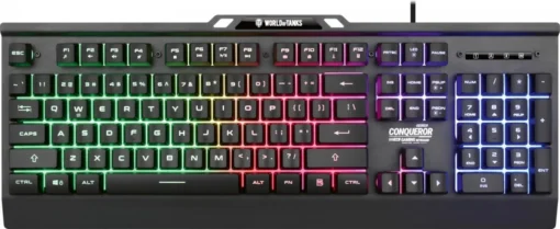 YENKEE Metal Keyboard for Gamers COMQUEROR dynamic backlight - limited edition World Of Tanks