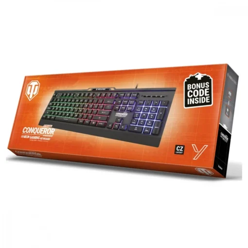 YENKEE Metal Keyboard for Gamers COMQUEROR dynamic backlight - limited edition World Of Tanks - Image 3