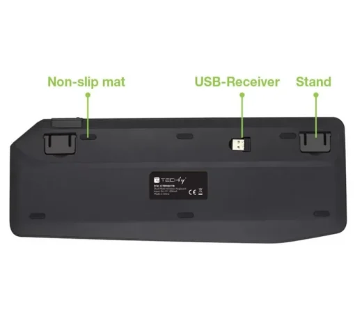 Techly Wireless BT keyboard 2.4GHz USB - Image 3