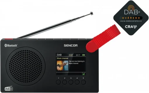 Sencor Digital radio with battery SRD 7757B Radio DAB+/FM - Image 3