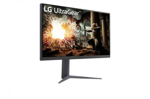 LG Electronics Monitor 32 inch 32GS75Q-B QHD UltraGear 180Hz, 1ms, 400 dc, DP, HDMI, Pivot, HAS - Image 5