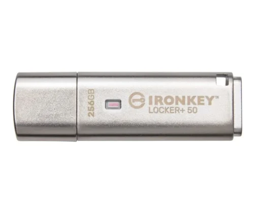 Kingston Pendrive 256GB IronKey Locker+50 AES Encrypted USBtoCloud - Image 3