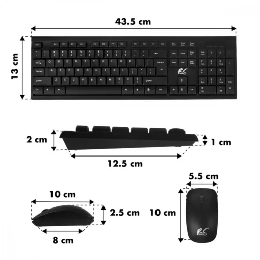 Maclean Wireless keyboard and mouse NanoRS RS580 - Image 2