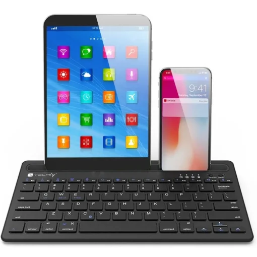 Techly Bluetooth keyboard with smartphone and Таблет stand - Image 3