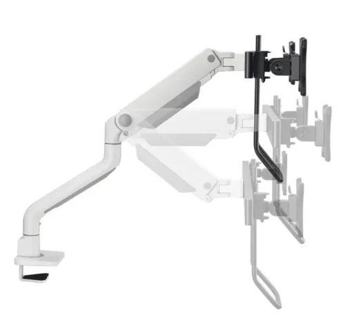 Neomounts NEXT One Desk Mount, double display crossbar (topfix clamp) - Image 3