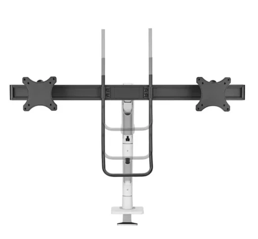 Neomounts NEXT One Desk Mount, double display crossbar (topfix clamp) - Image 4