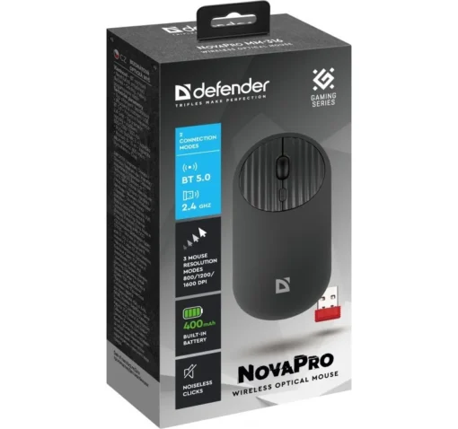 Defender WIRELESS MOUSE NOWAPRO MM-316 RF BLACK - Image 2