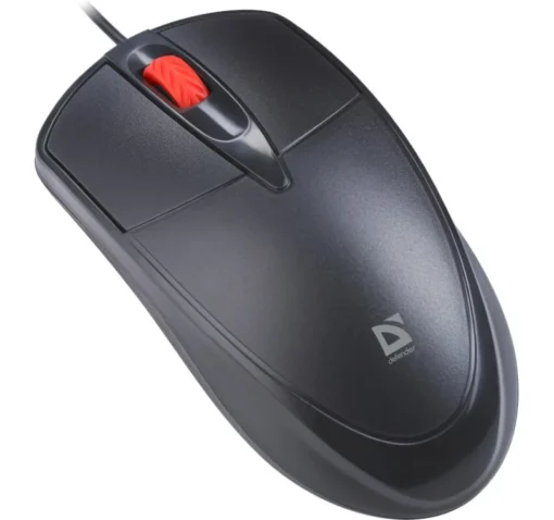 Defender WIRED MOUSE SILENT CLIC K ICON MB-057 BLACK