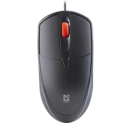 Defender WIRED MOUSE SILENT CLIC K ICON MB-057 BLACK - Image 4