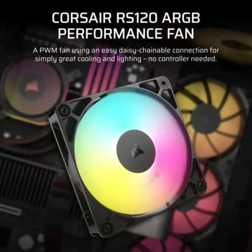 Corsair RS120 ARGB 120mm Fan Single Pack - Image 3