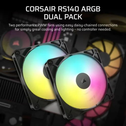 Corsair RS140 ARGB 140mm Fan Single Pack - Image 2