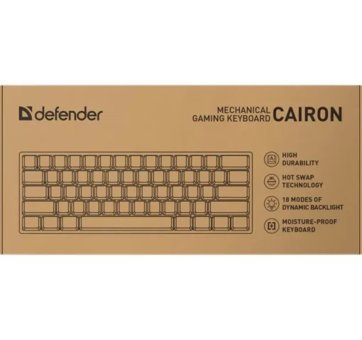 Defender MECHANIC KEYBOARD CAIRO N GK-081 - Image 4