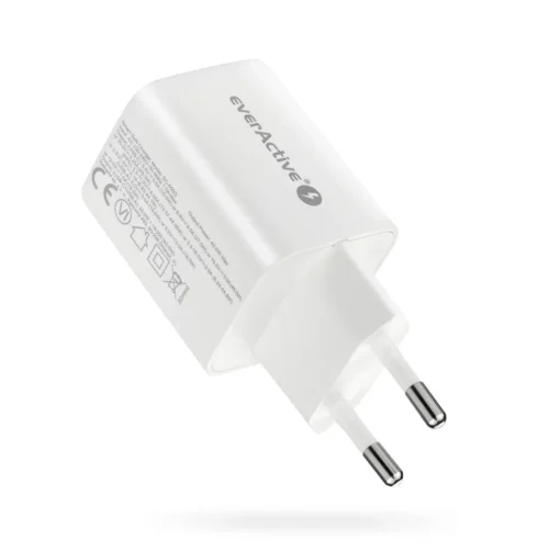 everActive PHONE CHARGER GAN 1X US B, 1X USB-C 45W WHITE - Image 2