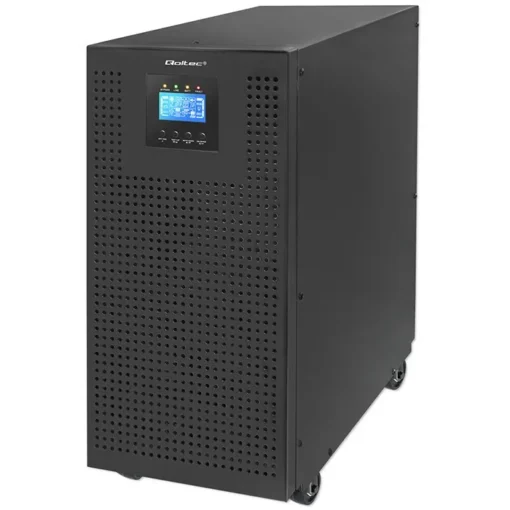 Qoltec 3phase UPS 20kVA 20kW LCD EPO USB PF 1.0