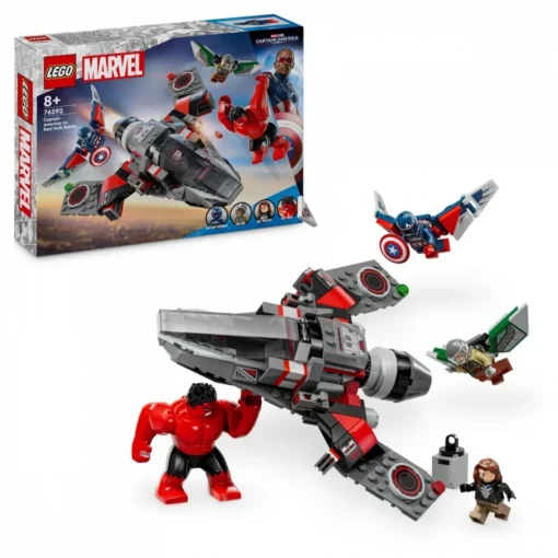 LEGO Blocks Super Heroes 76292 Captain America vs. Red Hulk Battle - Image 4