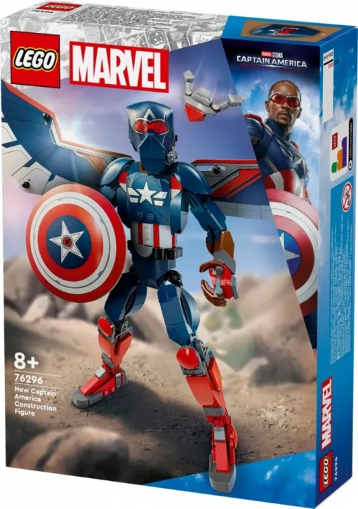 LEGO Blocks Super Heroes 76296 New Captain America Construction Figure - Image 2