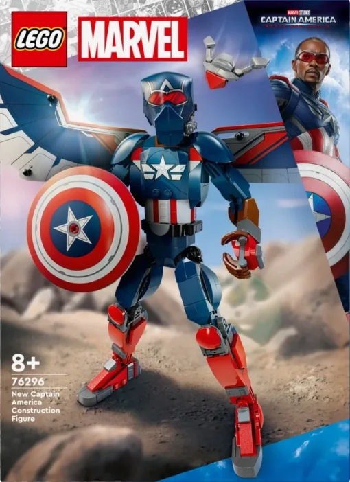 LEGO Blocks Super Heroes 76296 New Captain America Construction Figure - Image 3