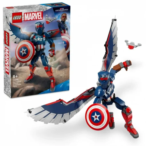 LEGO Blocks Super Heroes 76296 New Captain America Construction Figure - Image 4