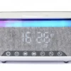 Gembird Digital Alarm Clock with Wireless Charging DAB/FM Radio RGB White/Gray