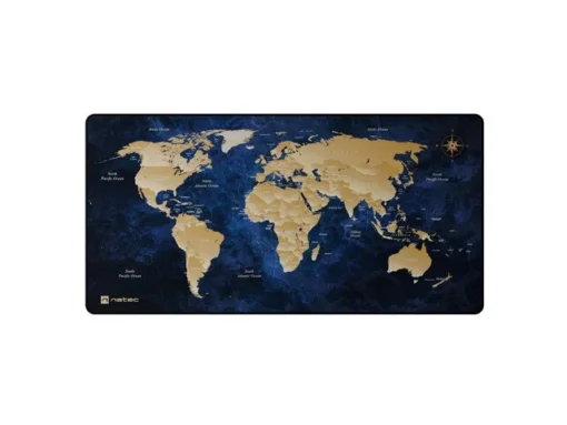 Natec MOUSE PAD WOLRD DEEP BLUE 800X400