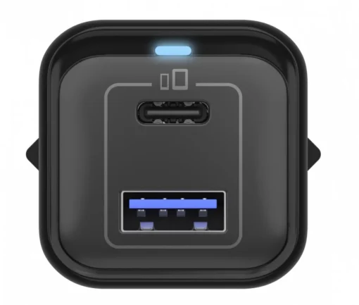 IcyBox USB charger IB-PS1020-PD USB 20W, 1x Type-C, 1xType-A - Image 2