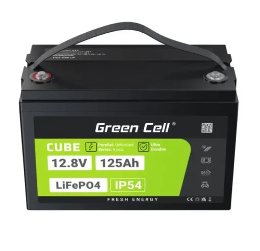 Green Cell Akumulator LiFePO4 125Ah 12V/12.8V 1600Wh - Image 2