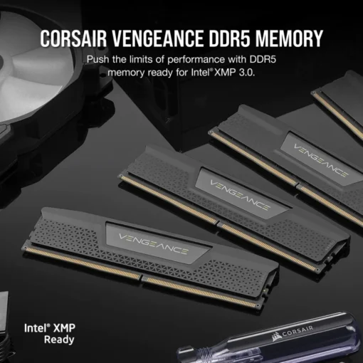 Corsair памет DDR5 Vengeance 64GB/6400 (2*32GB) C32 INTEL XMP - Image 3